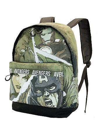 Marvel Avengers Shout Sac à dos HS FAN, Vert Militaire