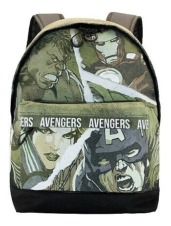 Marvel Avengers Shout Sac à dos HS FAN, Vert Militaire
