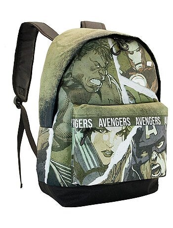 Marvel Avengers Shout Sac à dos HS FAN, Vert Militaire