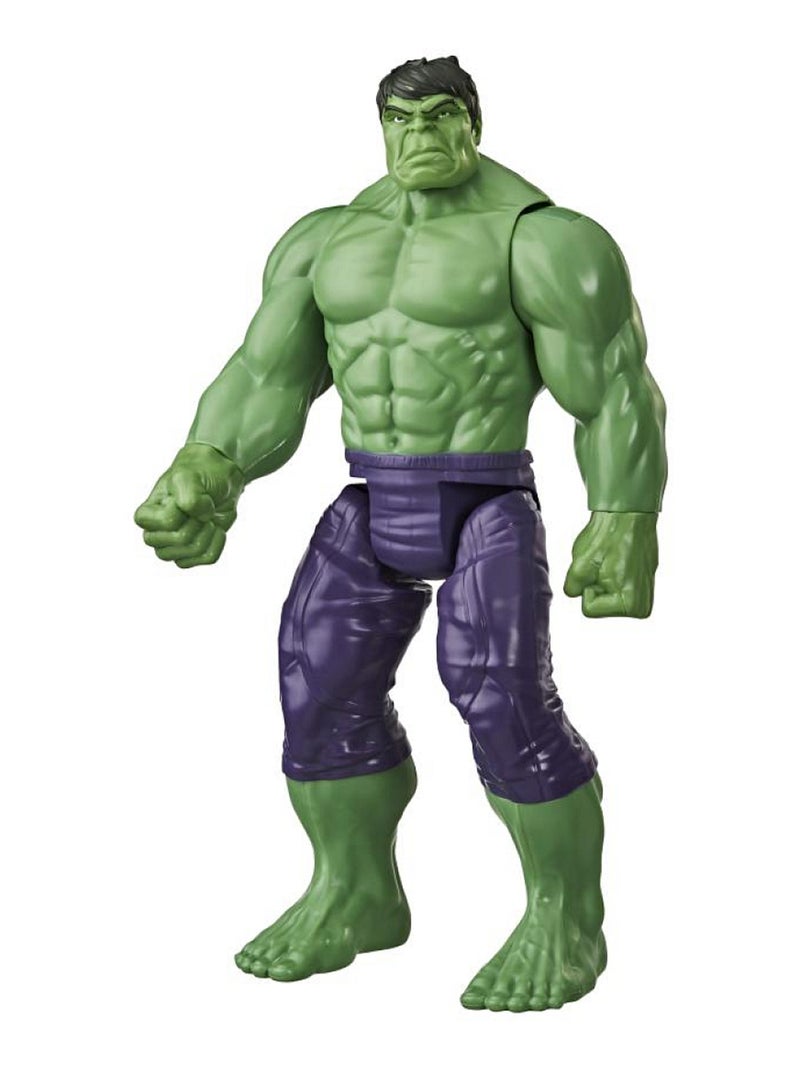 Marvel Avengers Titan hero series deluxe - Hulk 30 cm Vert - Kiabi