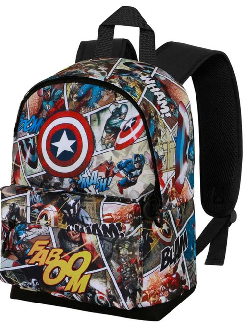 Marvel Captain America Comic Petit Sac à dos HS FAN, Multicolore - Kiabi