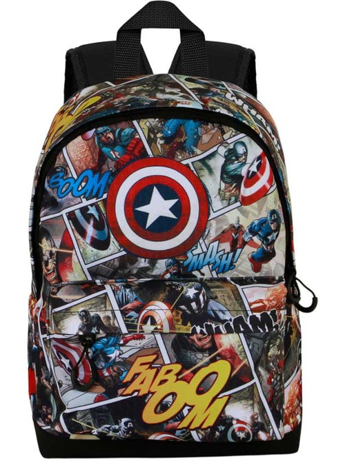 Marvel Captain America Comic Petit Sac à dos HS FAN, Multicolore - Kiabi