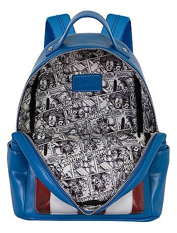 Marvel Captain America Courage Sac à dos Heady, Bleu