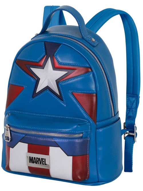 Marvel Captain America Courage Sac à dos Heady, Bleu - Kiabi