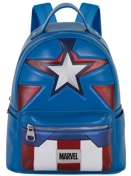 Marvel Captain America Courage Sac à dos Heady, Bleu - Kiabi
