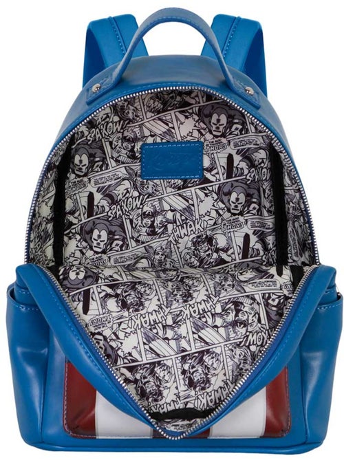 Marvel Captain America Courage Sac à dos Heady, Bleu - Kiabi