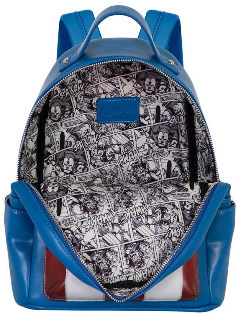 Marvel Captain America Courage Sac à dos Heady, Bleu Bleu - Kiabi