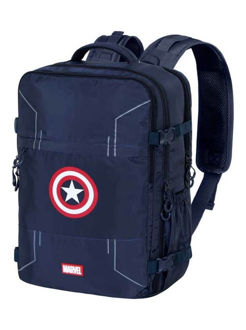Marvel Captain America Gears Grand Sac à Dos de Voyage Mercury 47x23x33cm, Bleu - Kiabi