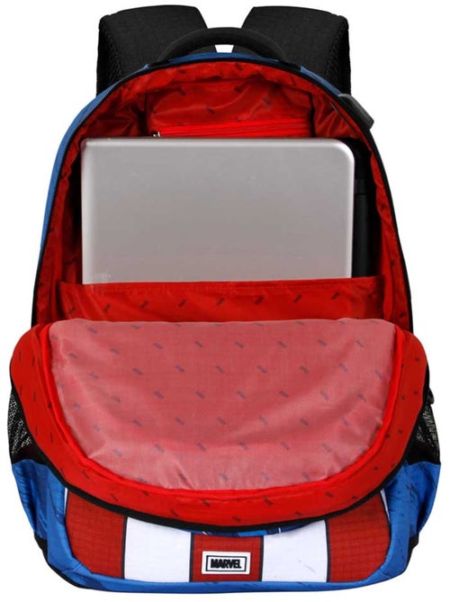 Marvel Captain America Gears Sac à dos Running PLUS, Bleu - Kiabi