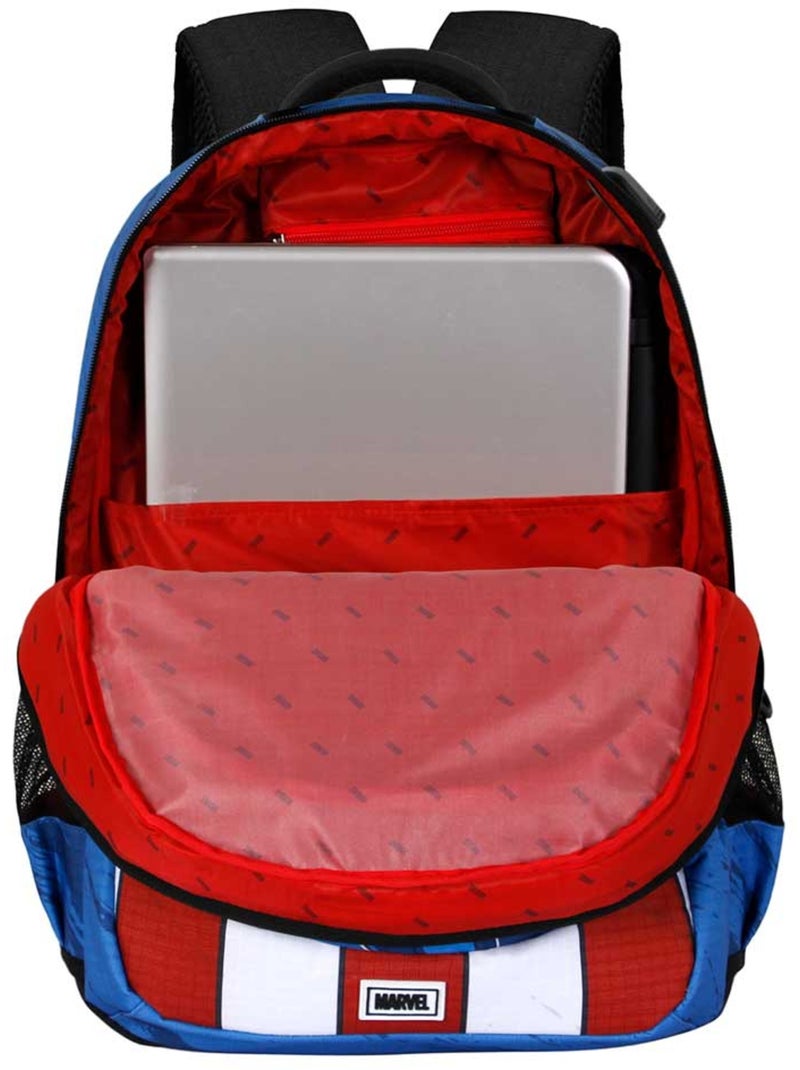 Marvel Captain America Gears Sac à dos Running PLUS, Bleu Bleu - Kiabi