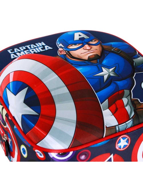 Marvel Captain America Patriot Sac à Dos 3D Elite, Multicolore - Kiabi