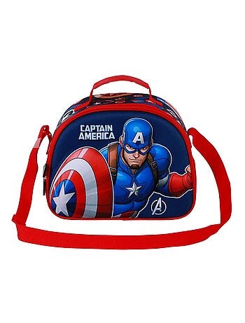 Marvel Captain America Patriot Sac Repas 3D, Multicolore