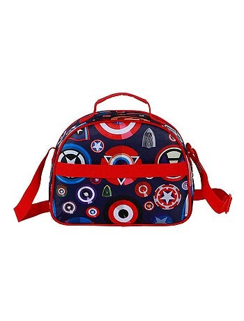 Marvel Captain America Patriot Sac Repas 3D, Multicolore