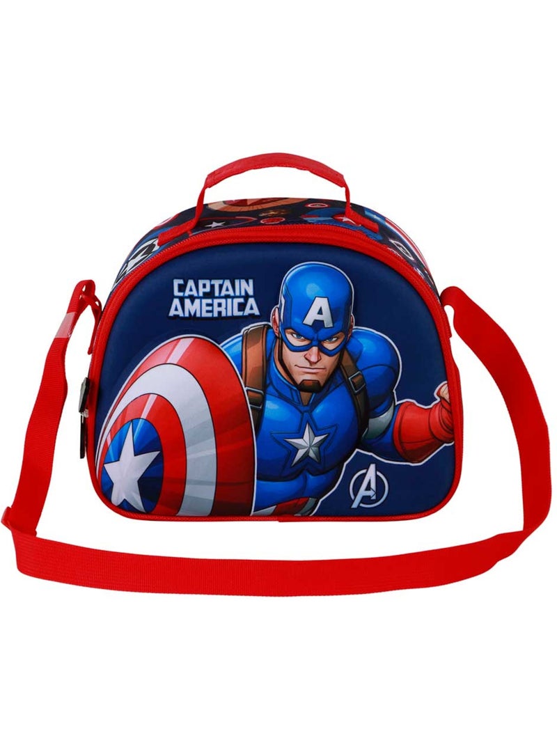Marvel Captain America Patriot Sac Repas 3D, Multicolore Multicolore - Kiabi