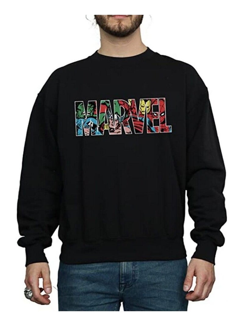 Marvel Comics - Sweat Noir - Kiabi