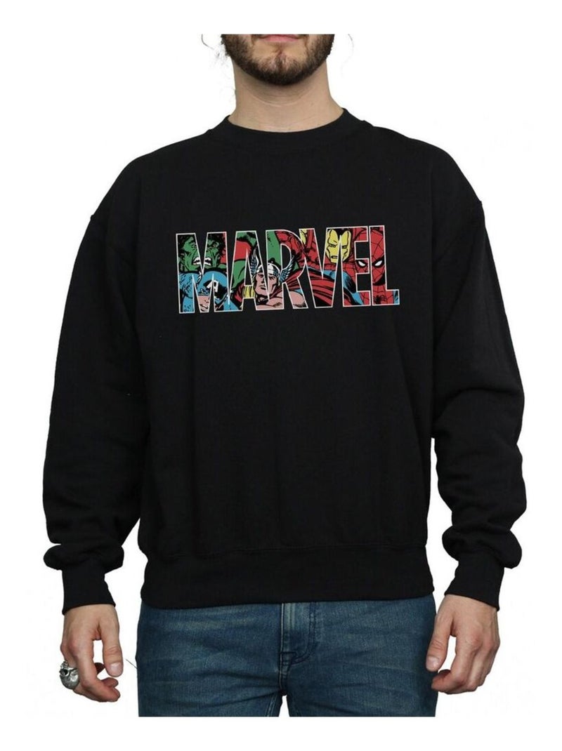 Marvel Comics - Sweat Noir - Kiabi