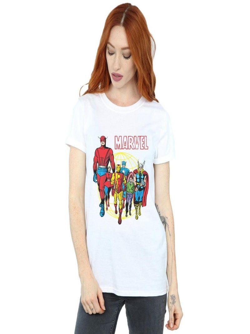 Marvel Comics - T-shirt ATLAS Blanc - Kiabi