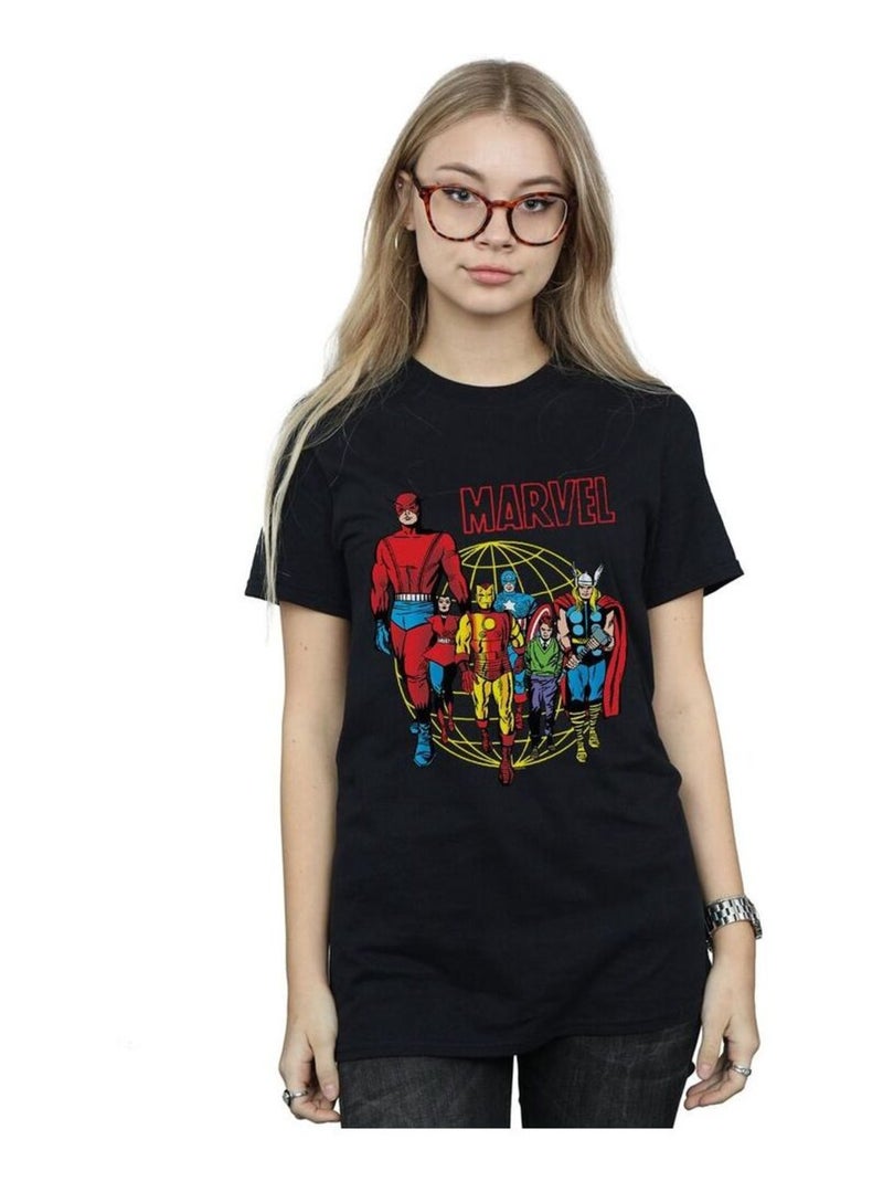 Marvel Comics - T-shirt ATLAS Noir - Kiabi