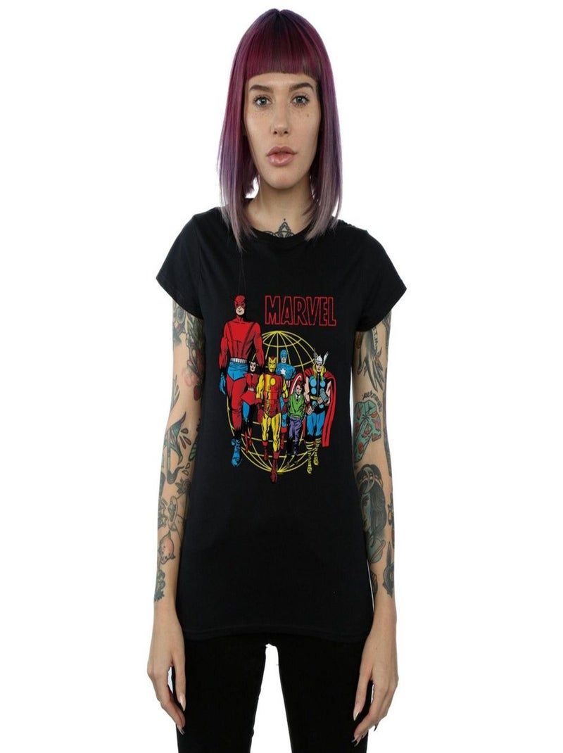 Marvel Comics - T-shirt ATLAS Noir - Kiabi