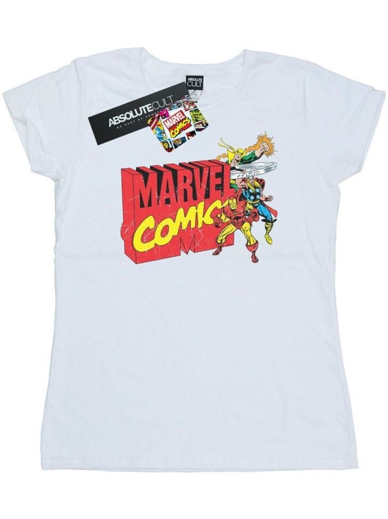 Marvel Comics - T-shirt Blanc - Kiabi