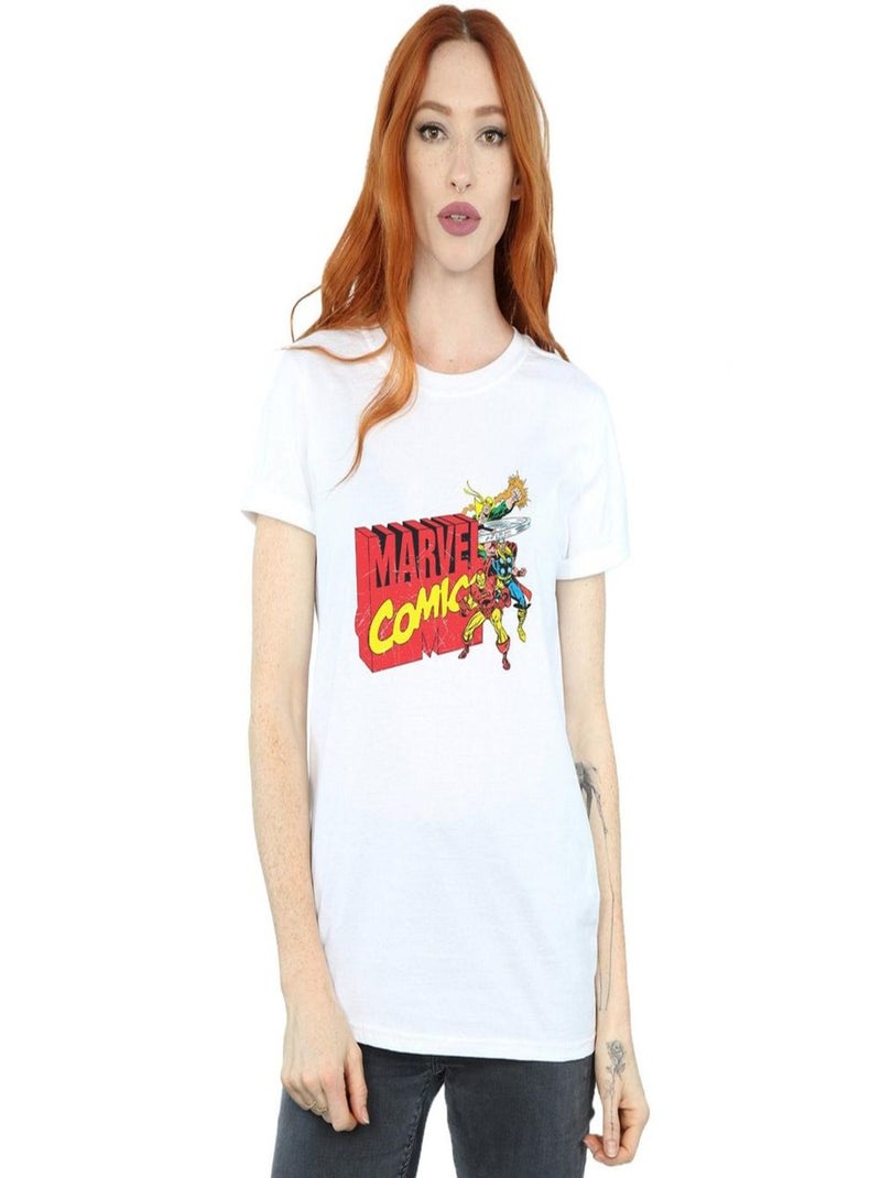 Marvel Comics - T-shirt Blanc - Kiabi