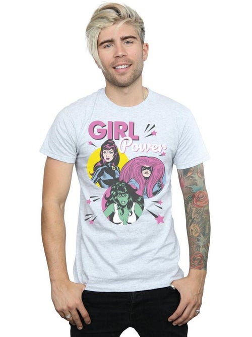 Marvel Comics - T-shirt GIRL POWER - Kiabi