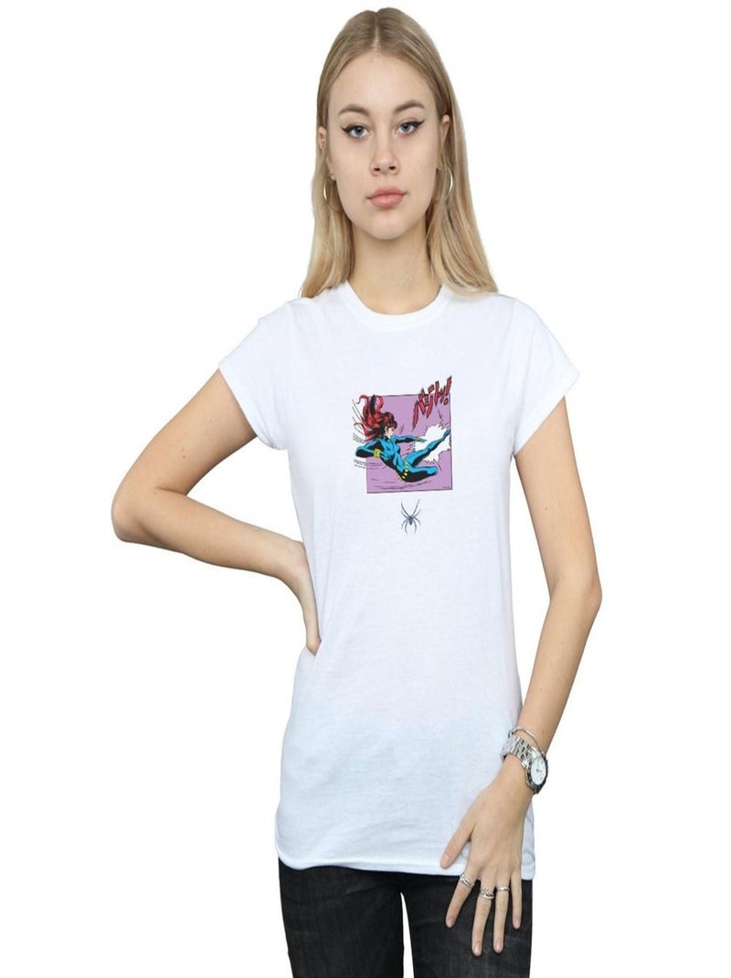 Marvel Comics - T-shirt KICK FRAME Blanc - Kiabi