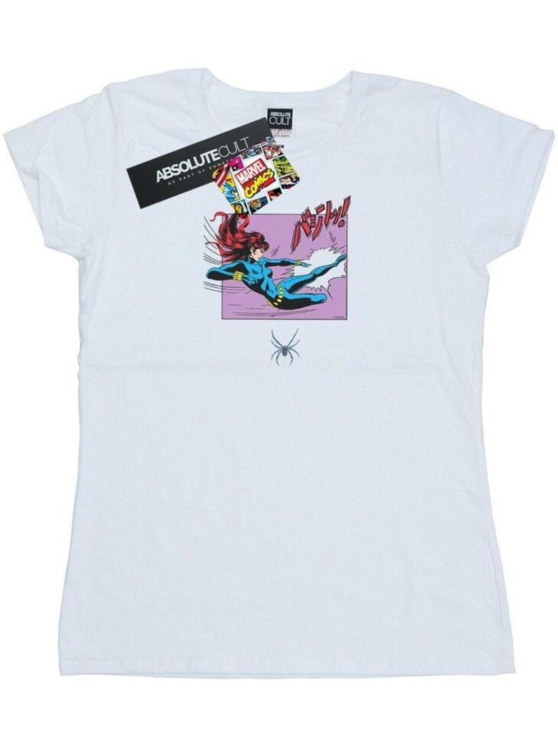Marvel Comics - T-shirt KICK FRAME Blanc - Kiabi