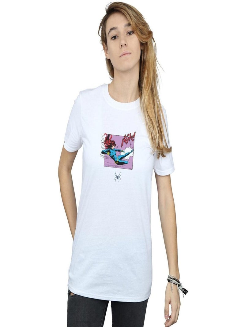 Marvel Comics - T-shirt KICK FRAME Blanc - Kiabi