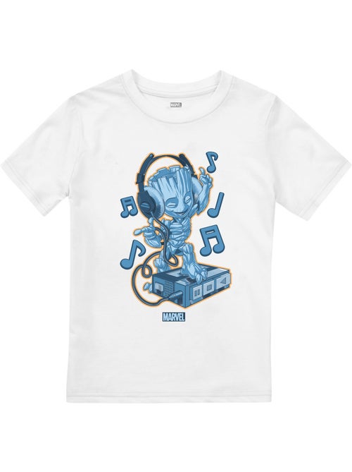 Marvel Comics - T-shirt motif bébé Groot avec casque audio (Bébé Groot) - Kiabi
