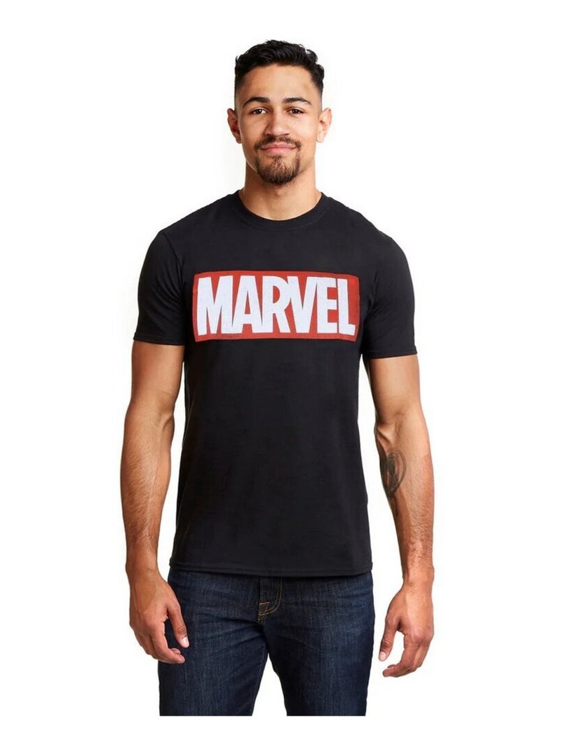 Marvel Comics - T-shirt motif logo CORE Noir - Kiabi