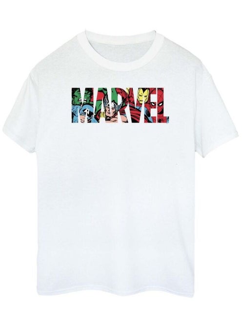 Marvel Comics - T-shirt motif/style personnages - Kiabi