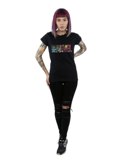 Marvel Comics - T-shirt motif/style personnages - Kiabi