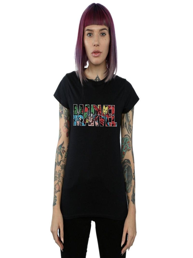 Marvel Comics - T-shirt Noir - Kiabi
