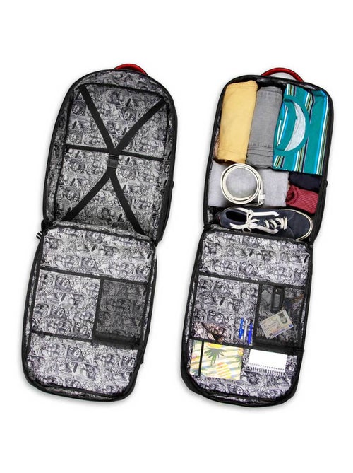 Marvel Comics Grand Sac à Dos de Voyage Mercury 47x23x33cm, Noir - Kiabi