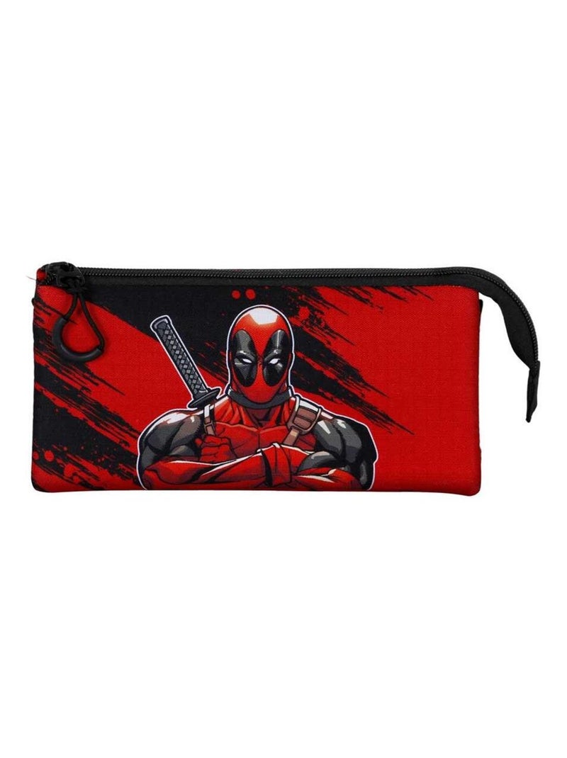 Marvel Deadpool Bad Trousse Triple, Rouge Rouge - Kiabi