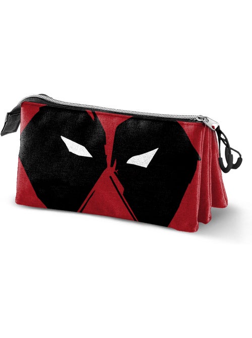 Marvel Deadpool Mask Trousse Triple, Rouge - Kiabi