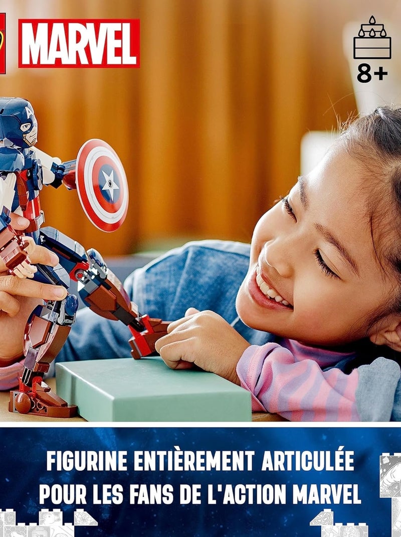 Marvel figurine de Captain America Multicolore - Kiabi