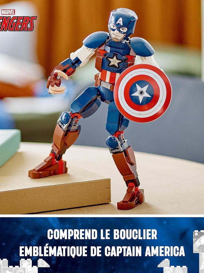 Marvel figurine de Captain America Multicolore - Kiabi