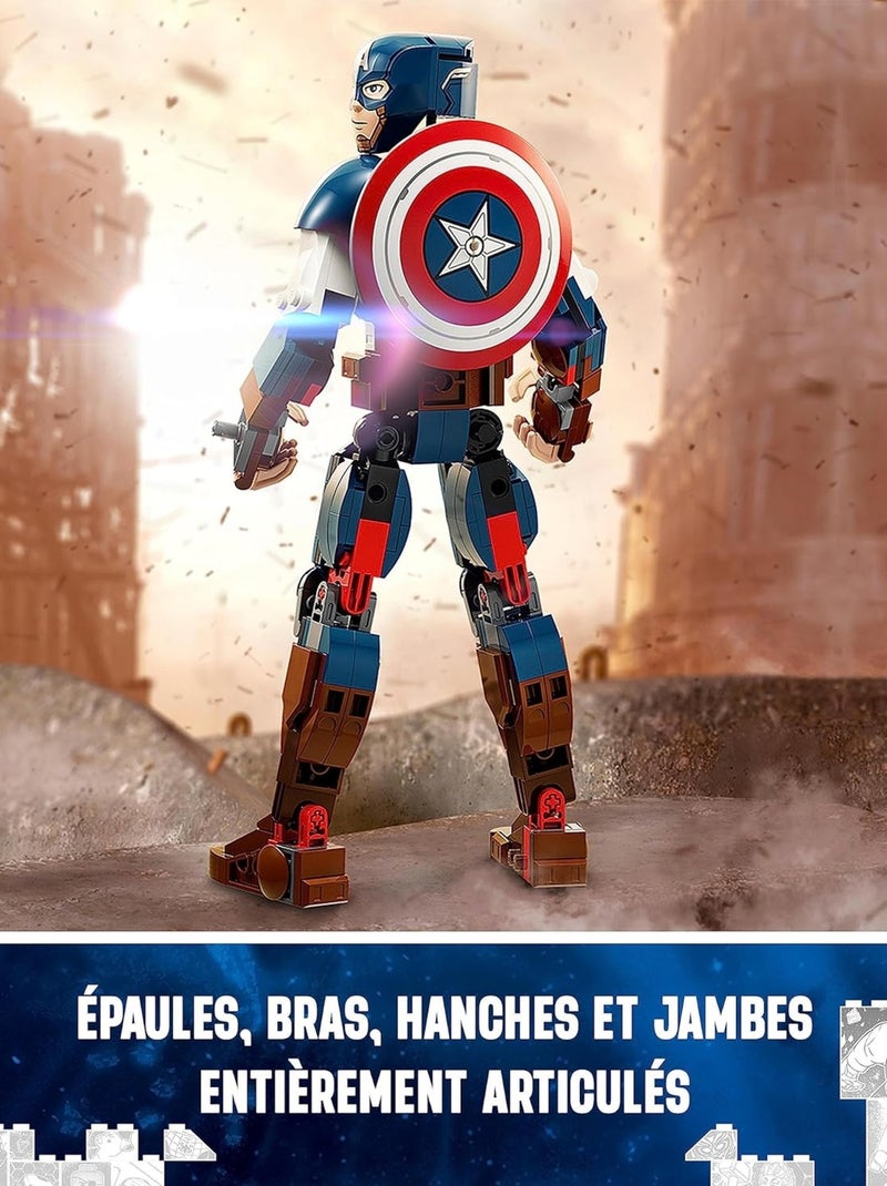 Marvel figurine de Captain America Multicolore - Kiabi
