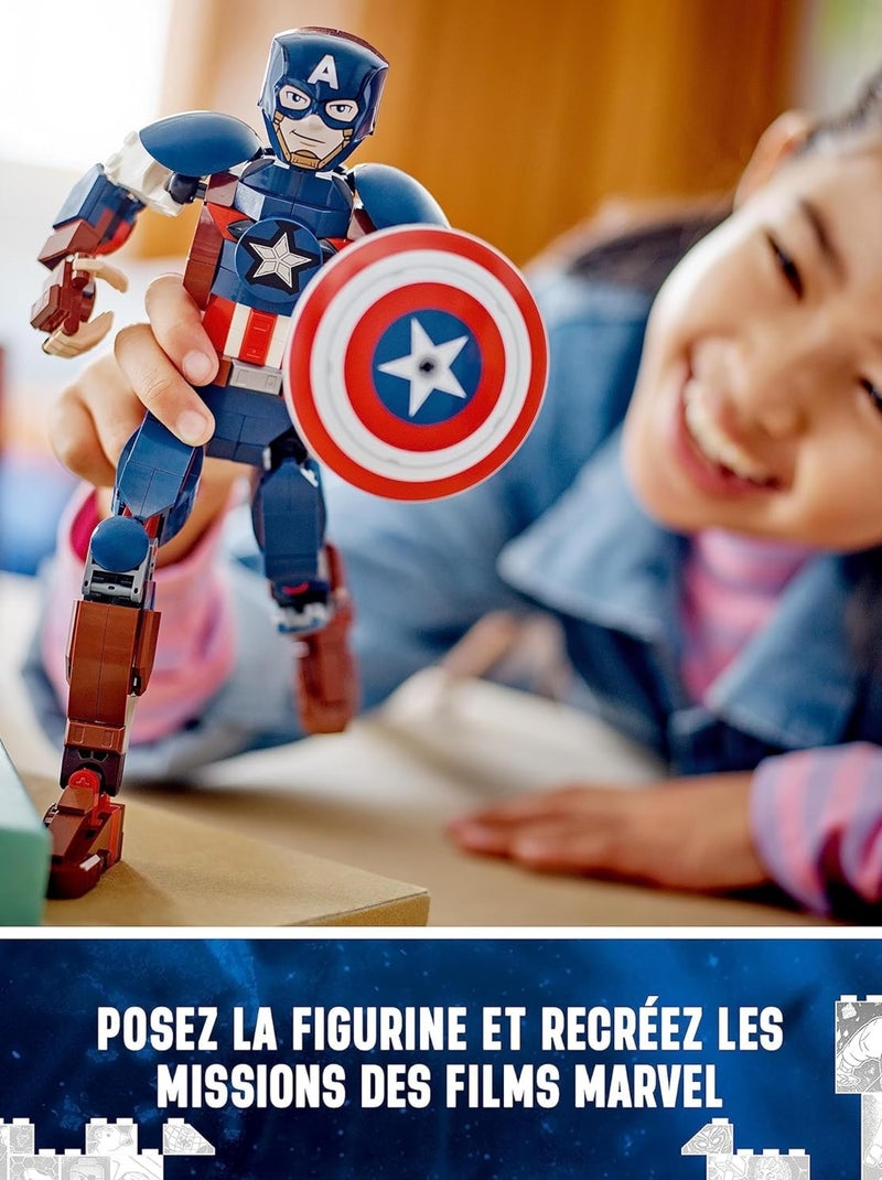 Marvel figurine de Captain America Multicolore - Kiabi