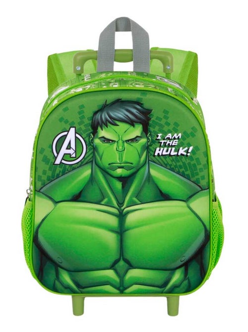 Marvel Hulk Rage Sac à dos 3D à Roulettes Petit, Vert - Kiabi