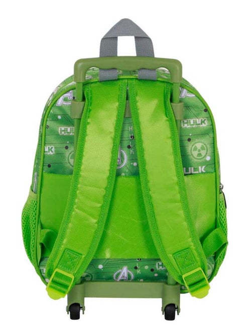 Marvel Hulk Rage Sac à dos 3D à Roulettes Petit, Vert - Kiabi