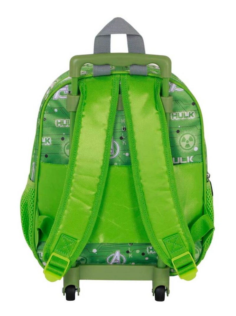 Marvel Hulk Rage Sac à dos 3D à Roulettes Petit, Vert Vert - Kiabi