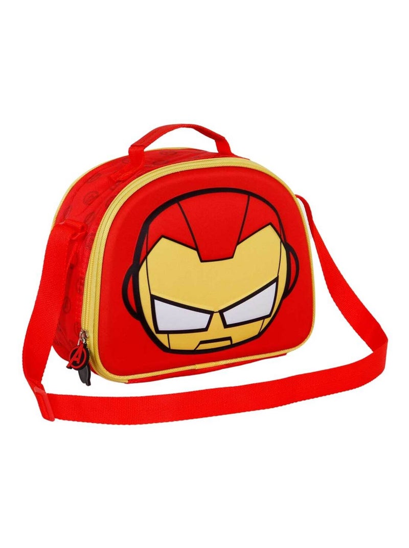 Marvel Iron Man Bobblehead Sac Repas 3D, Rouge Rouge - Kiabi