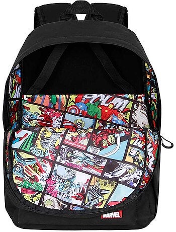 Marvel MV Sac à dos Block, Noir