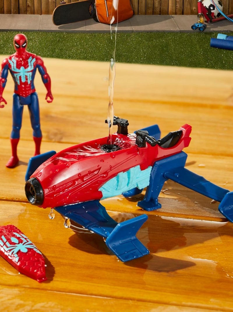 Marvel Spider-man - Epic Hero Series Web Splashers - Coffret Hydro-Jet Rouge - Kiabi