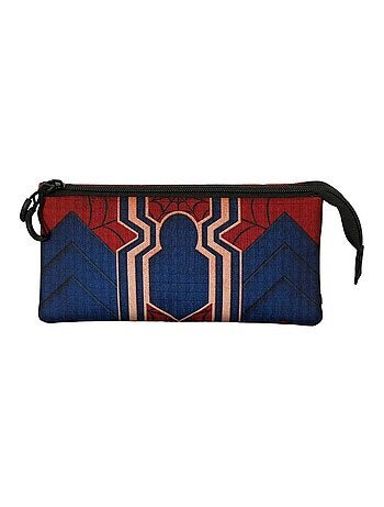 Marvel Spiderman Drop Trousse Triple, Rouge