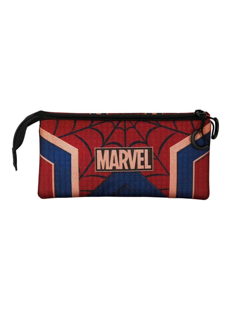 Marvel Spiderman Drop Trousse Triple, Rouge Rouge - Kiabi