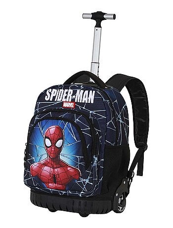 Marvel Spiderman Maximum Sac à dos à Roulettes GTS FAN, Bleu